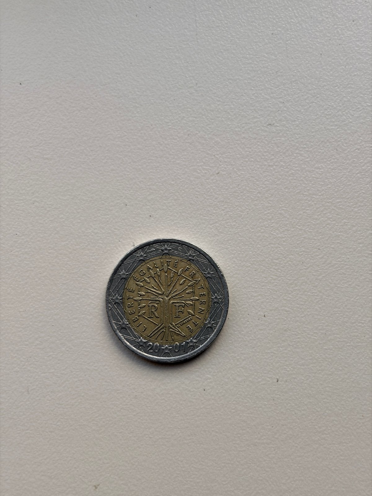 Frankrijk 2 Euro munt 2001 – Levensboom / Arbre de Vie, Ophalen of Verzenden, Frankrijk, 2 euro, Losse munt
