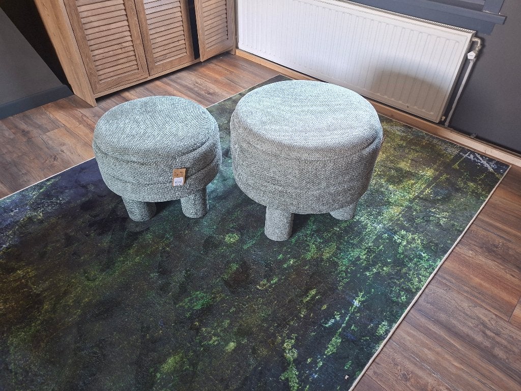 Poef set intratuin, Ophalen, Minder dan 50 cm, Rond, Nieuw