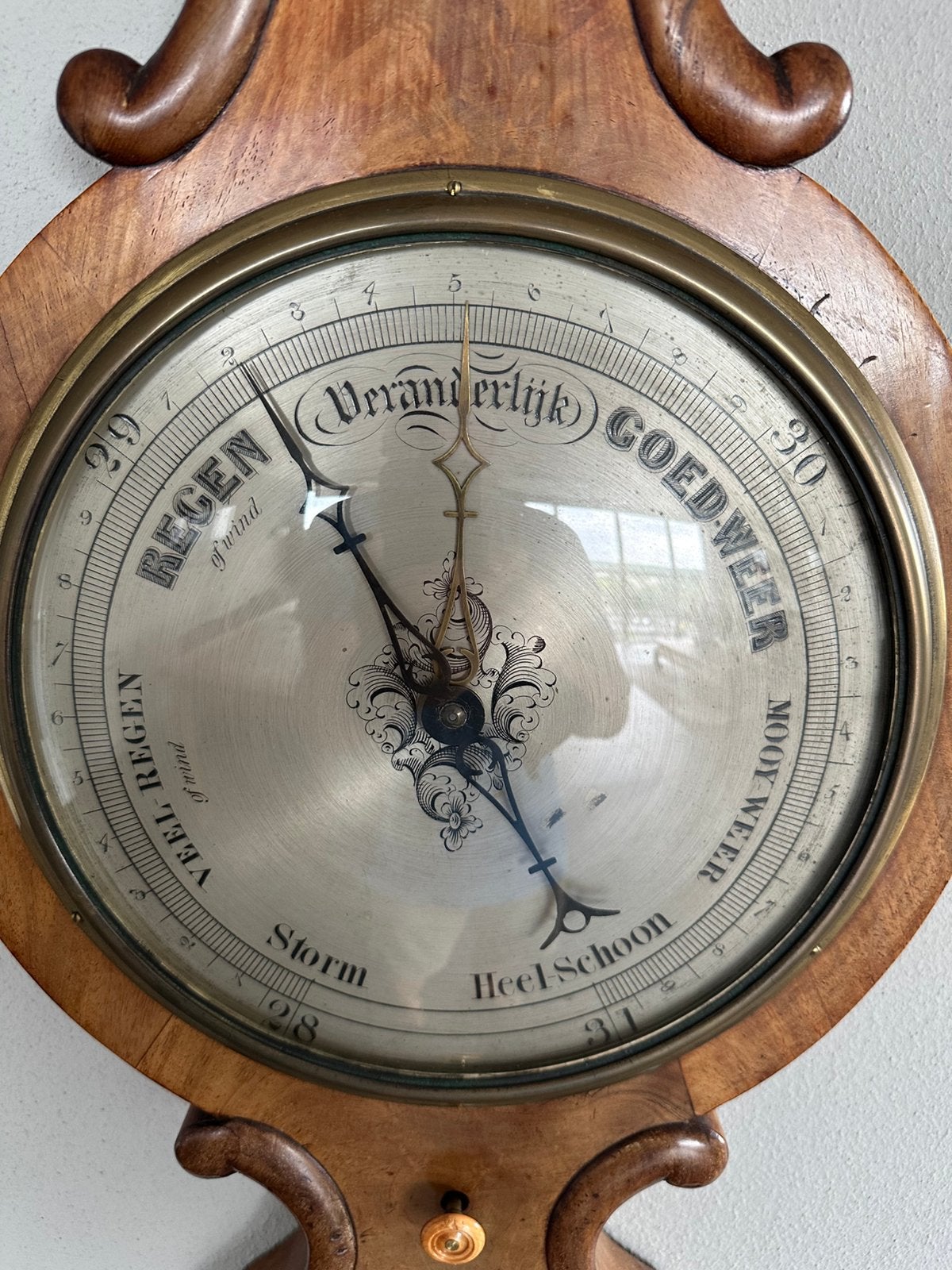 Antieke Hollandse barometer, Ophalen, Gebruikt