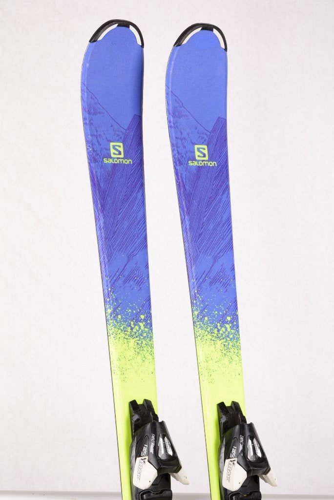 100; 110 cm kinder ski's SALOMON QST MAX jr., BLUE, Gebruikt, Verzenden, 100 tot 140 cm, Salomon