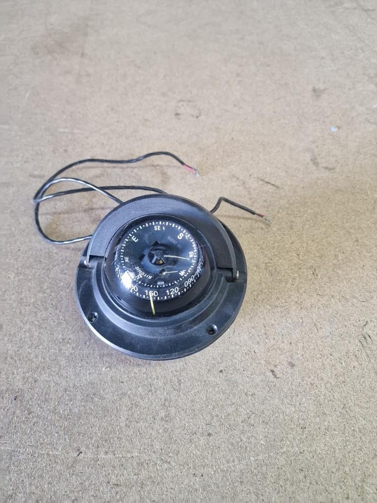 Inbouw kompas met verlichting voor boot, Watersport en Boten, Ophalen, Gebruikt, Overige typen