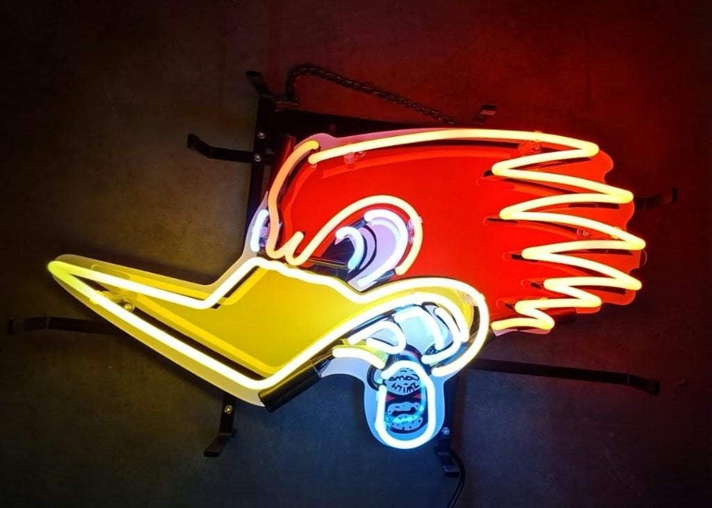 Clay smith neon en veel andere USA garage showroom neons, Lichtbak of (neon) lamp, Nieuw, Ophalen of Verzenden, Info@americansaleshop.nl