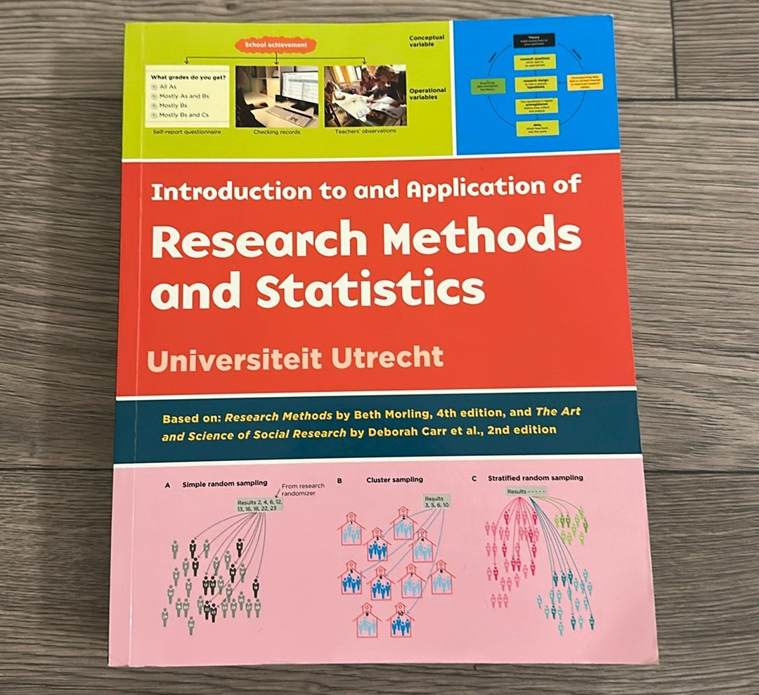 Research methods and statistics UU - Sociale wetenschappen, Ophalen, Zo goed als nieuw