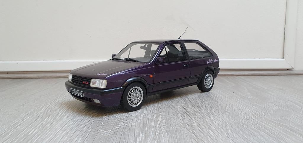 Volkswagen Polo G40 Genesis Paars Otto 1:18 OT121, Ophalen of Verzenden, Zo goed als nieuw, Auto