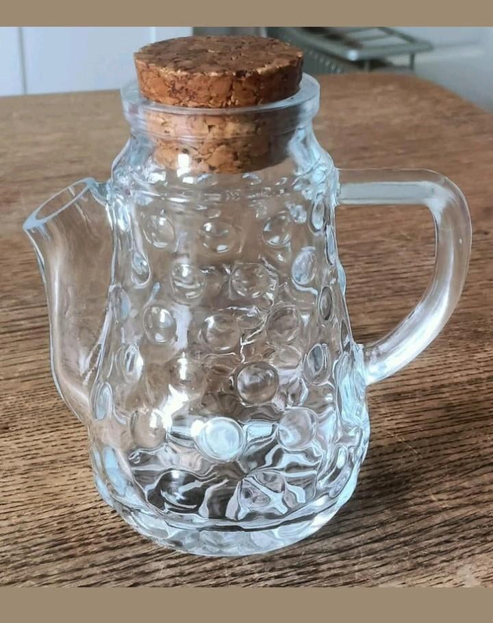 Notenschenker pindapot hygiënisch., Ophalen of Verzenden, Glas, Overige stijlen, Glas of Glazen