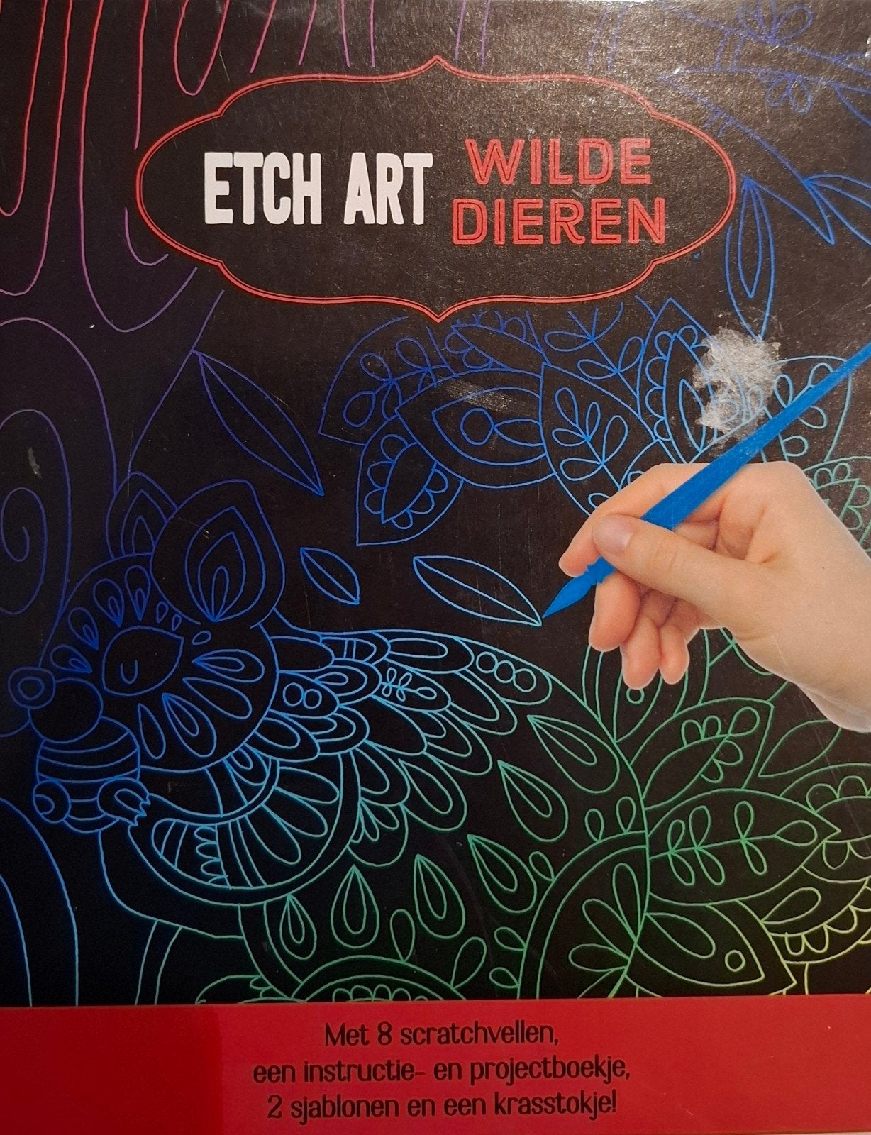 Nieuw Etch Art Wilde Dieren Knutselset, Dieren, Nieuw, Meerkleurig, Ophalen of Verzenden