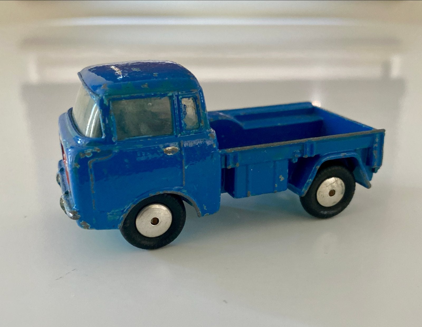 Vintage Corgi Toys 'JEEP' FC-150 - Blauwe Pick-up Truck, Ophalen of Verzenden, Gebruikt, Overige typen