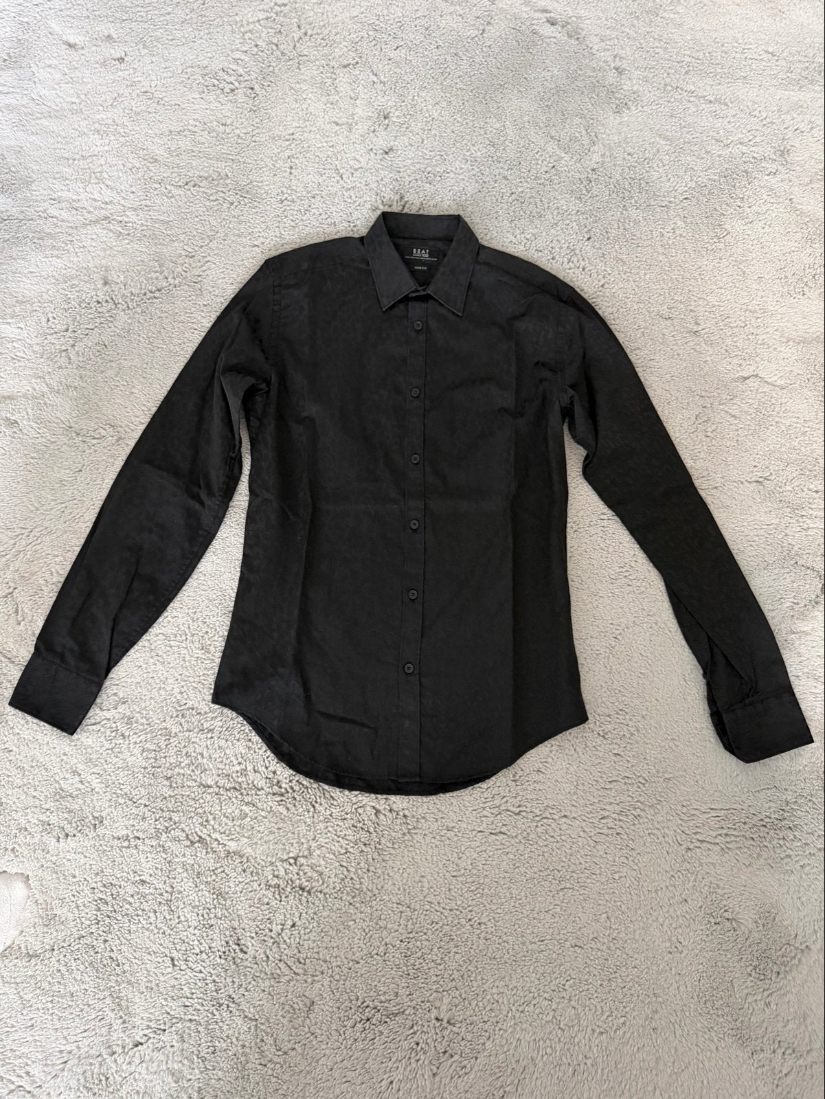 Zara Leopard Beast Zwart Overhemd Maat S, Kleding | Heren, Overhemden, Ophalen of Verzenden, Zo goed als nieuw, Zwart, Halswijdte 38 (S) of kleiner