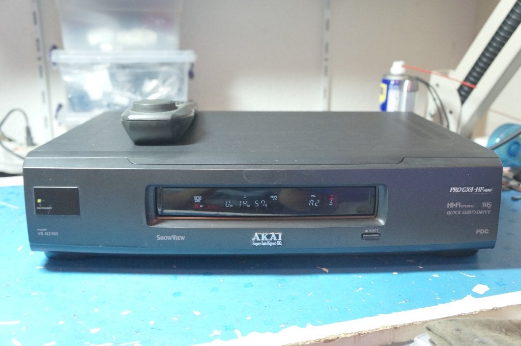 akai VS-G2160, Ophalen of Verzenden, Gebruikt, VHS-speler of -recorder