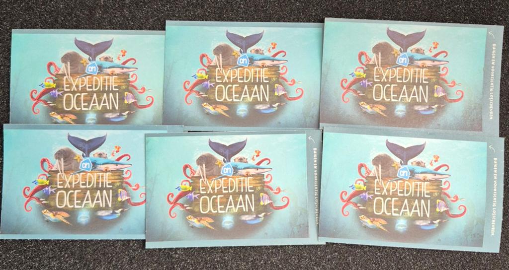 6x Albert Heijn Expeditie Oceaan boekjes, Ophalen of Verzenden, Nieuw