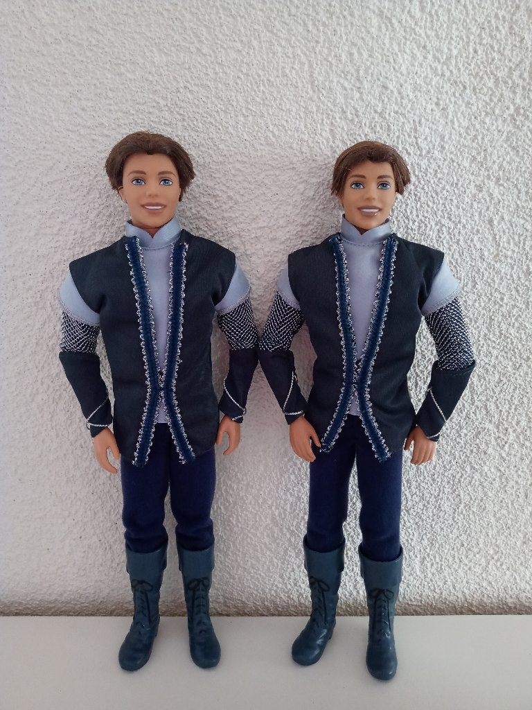 2x Prins AIDAN uit de film Barbie en de Magie van Pegasus, Ophalen of Verzenden, Gebruikt, Pop