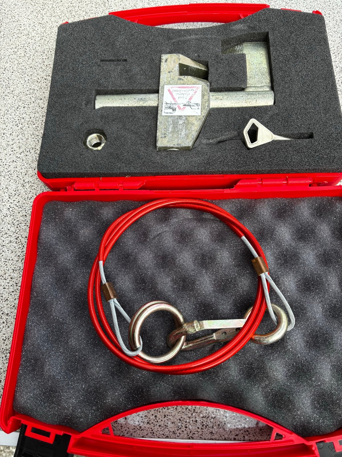 DoubleLock Compact Eagle SCM gekeurd koppelingsslot, Ophalen, Gebruikt