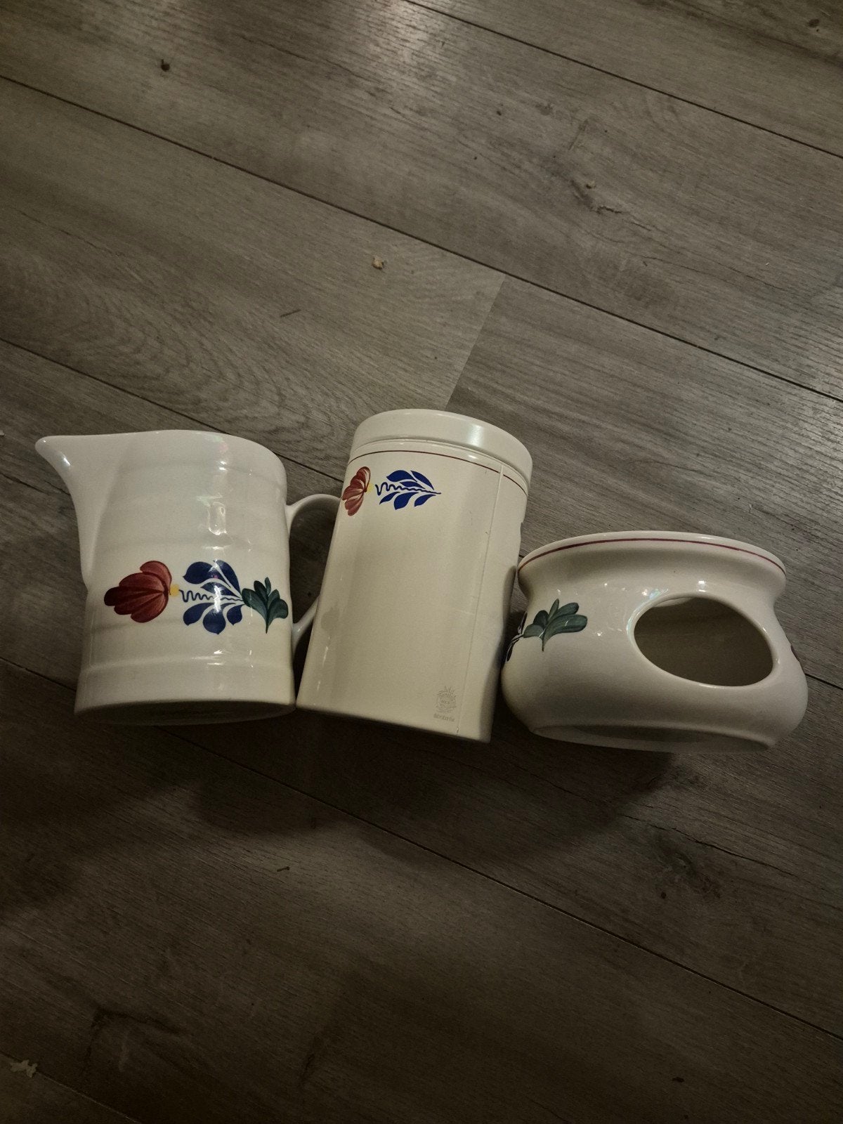 Vintage Boch Frères Keramis 'Boerenbont' set, Antiek en Kunst, Ophalen of Verzenden