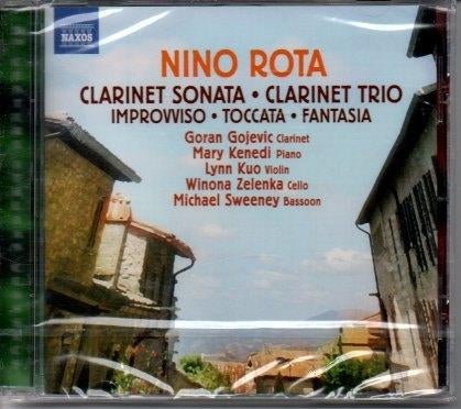 Nino Rota: Klarinettrio, Klarinetsonate ea / G.Gojevic, Cd's en Dvd's, Ophalen of Verzenden, Modernisme tot heden, Zo goed als nieuw