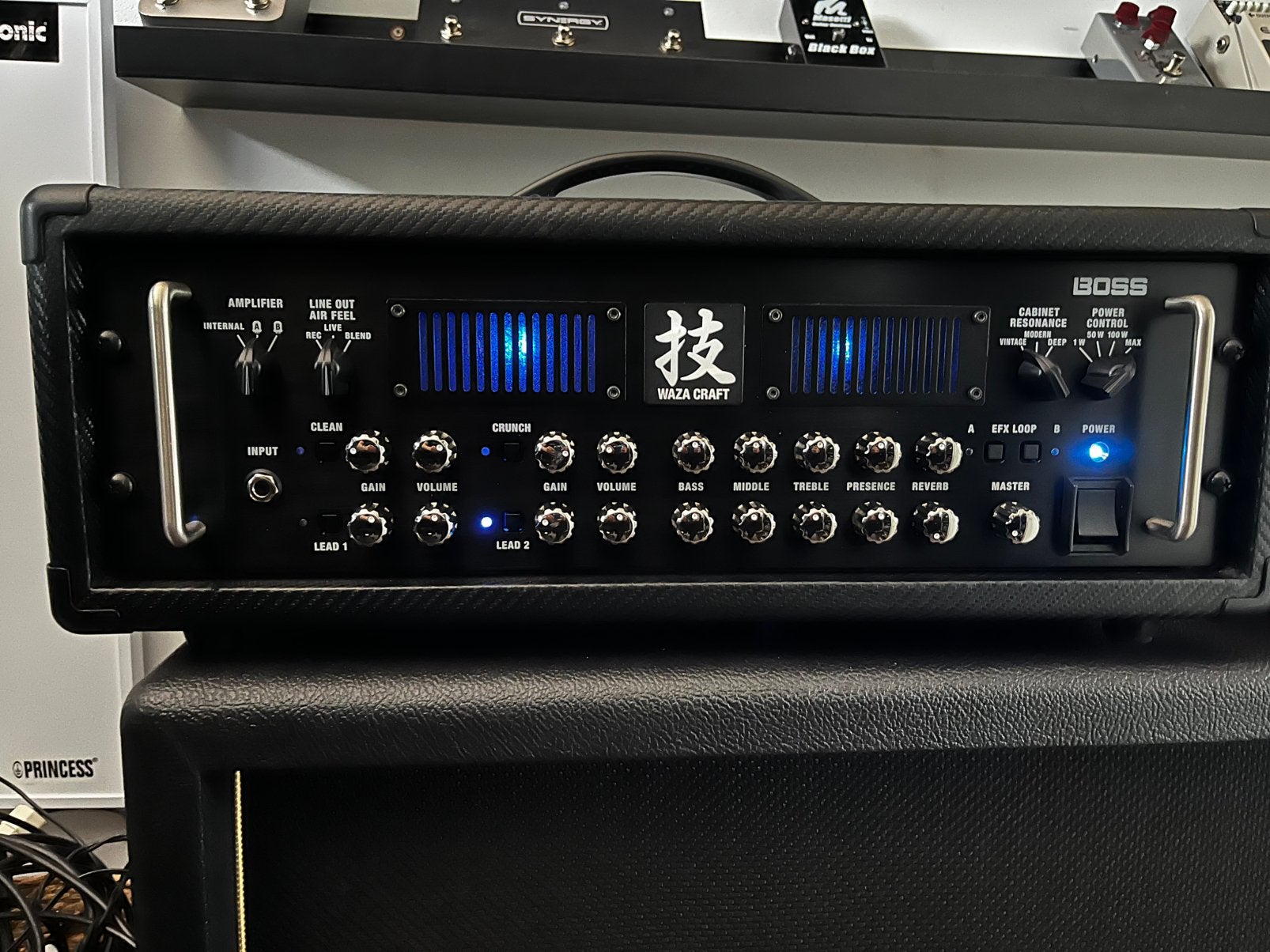 Boss waza craft 75W amp / head + alle modules!, Muziek en Instrumenten, Effecten, Ophalen of Verzenden, Zo goed als nieuw