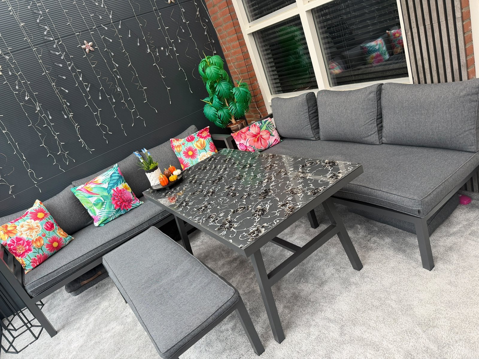 Loungeset, Tuin en Terras, Ophalen, Zo goed als nieuw, Bank