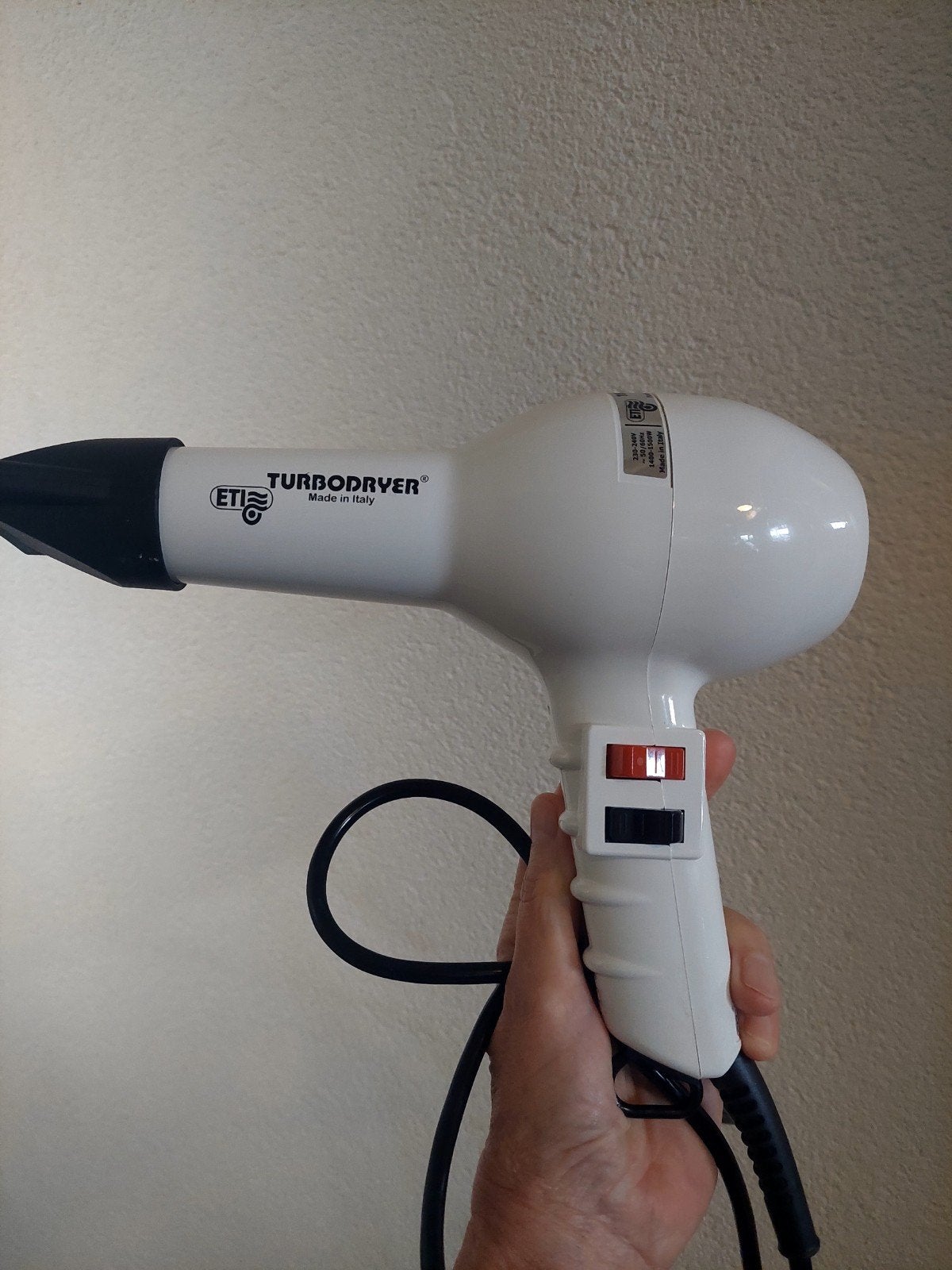 Eti Turbodryer haarföhn 2000 zgan met blaasmond, Ophalen of Verzenden