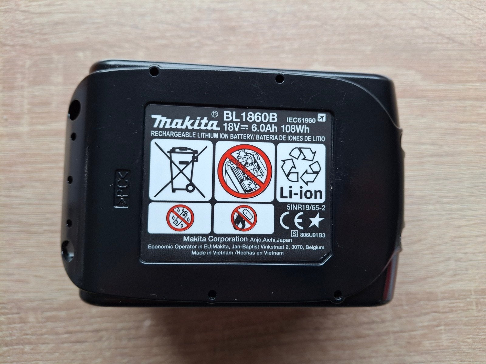 makita accu BL1860B, Verzenden, Nieuw
