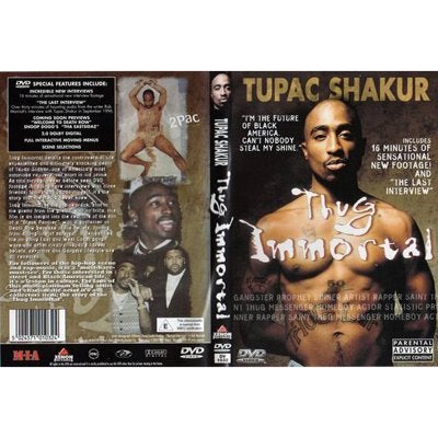 Two Pac - Thug Immortal DVD, Alle leeftijden, Verzenden, Zo goed als nieuw, Muziek en Concerten