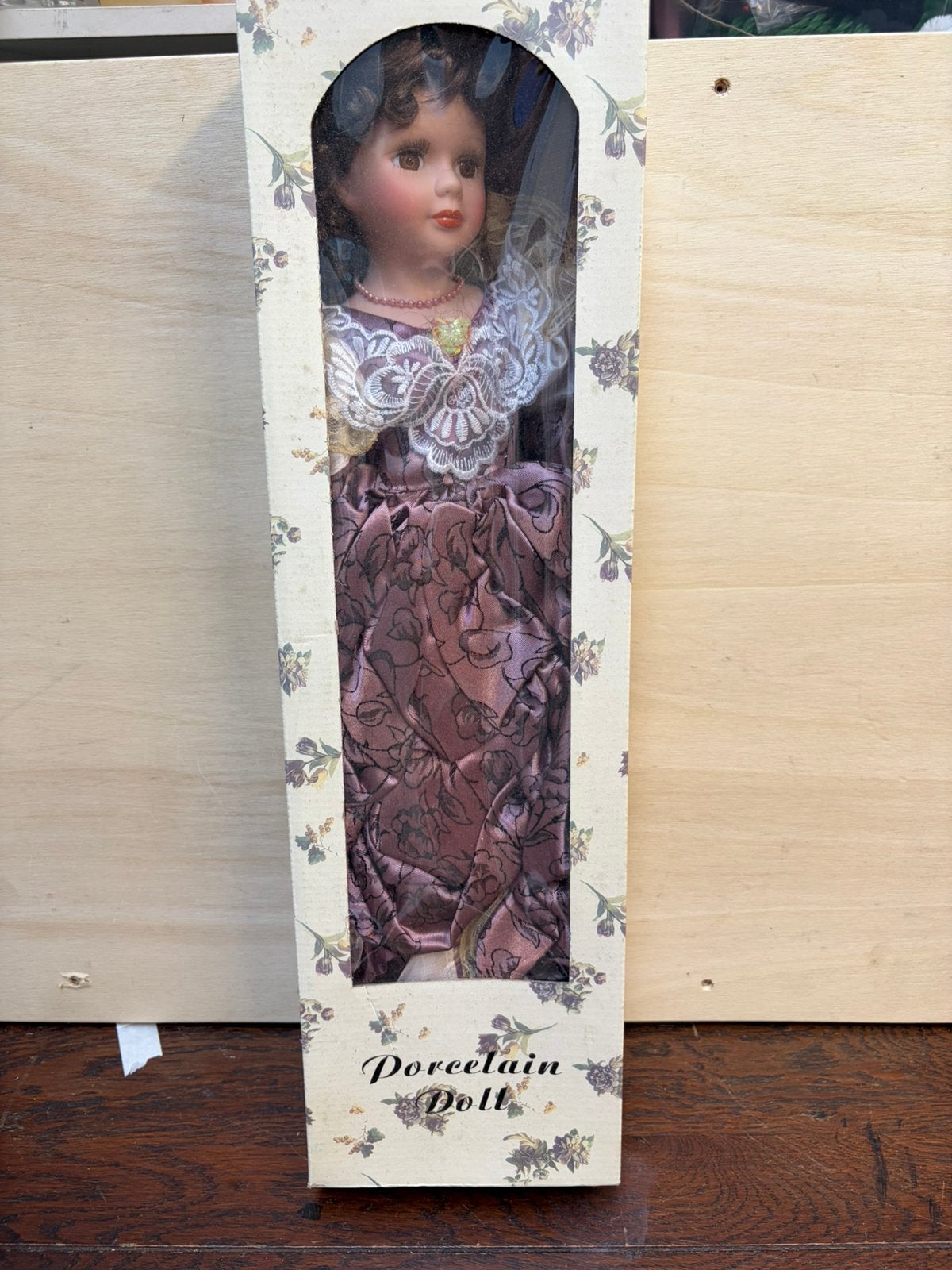 Vintage  porseleinen pop, Verzamelen, Poppen, Ophalen of Verzenden, Zo goed als nieuw, Pop