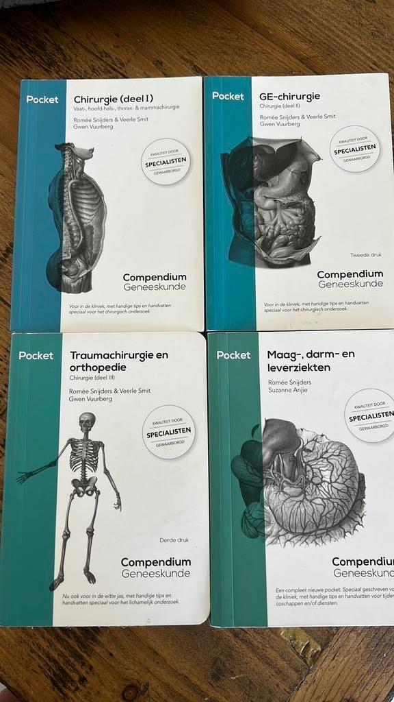 Pocket Compendium Geneeskunde, Ophalen of Verzenden, Beta, Zo goed als nieuw