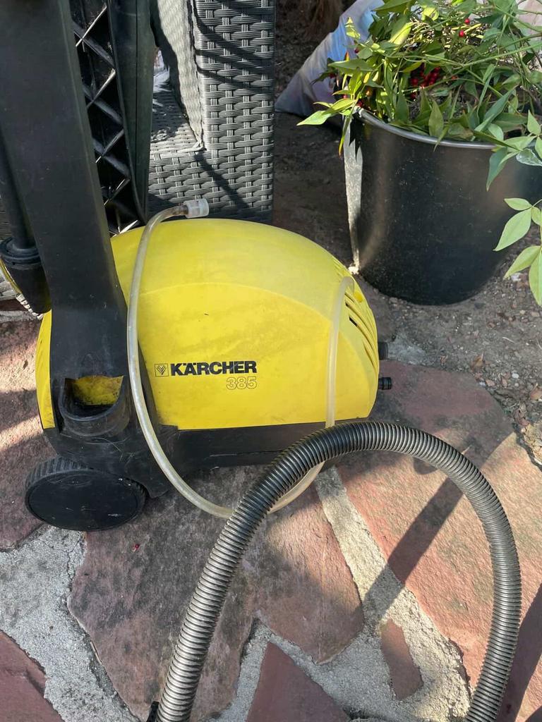 Kärcher 385 hogedrukreiniger Gedeeltelijk defect!, Tuin en Terras, Ophalen of Verzenden, Gebruikt, Elektrisch