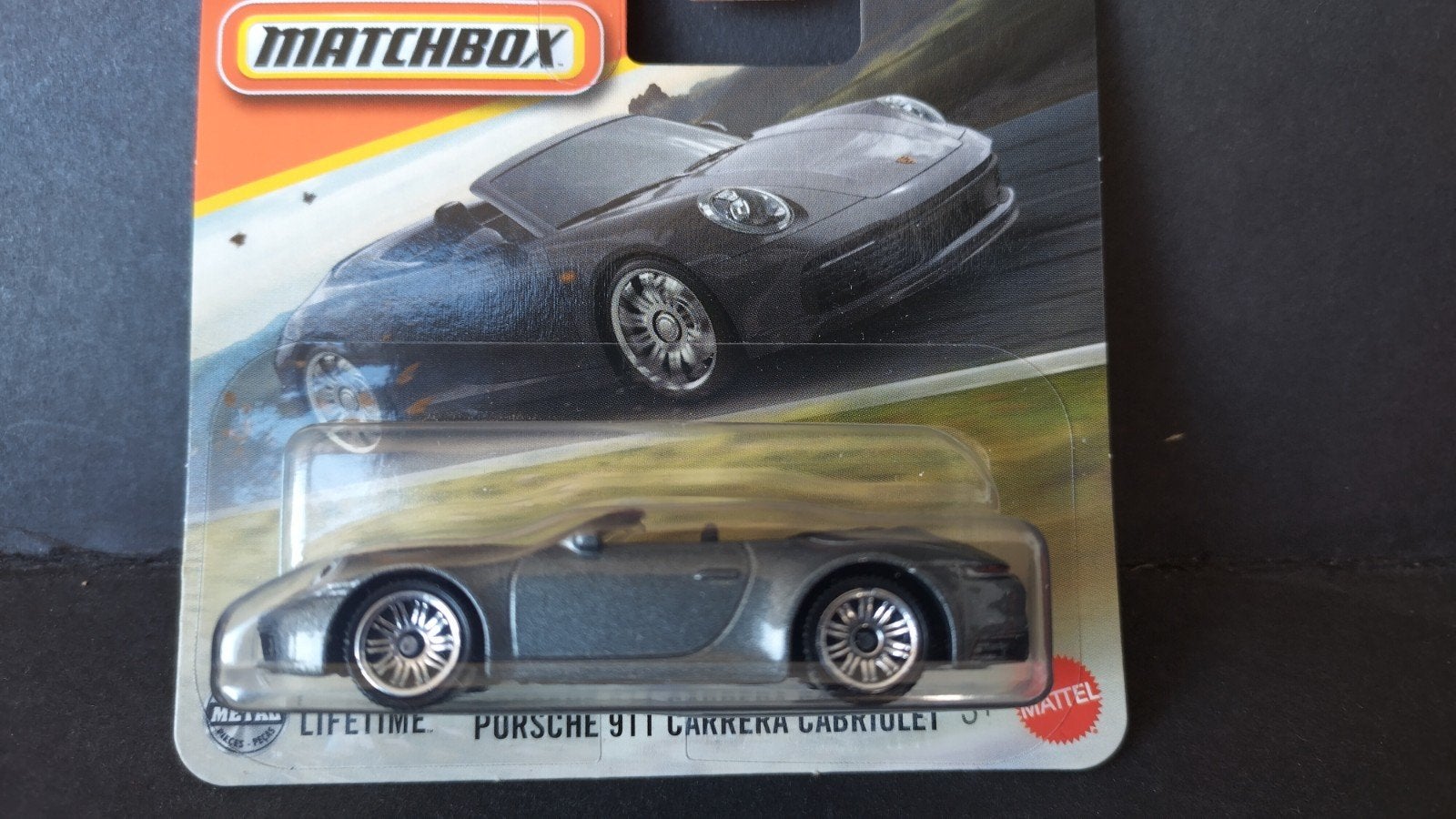 Porsche 911 Carrera Cabriolet 1:64 3inch Matchbox Pol, Auto, Verzenden, ., Nieuw