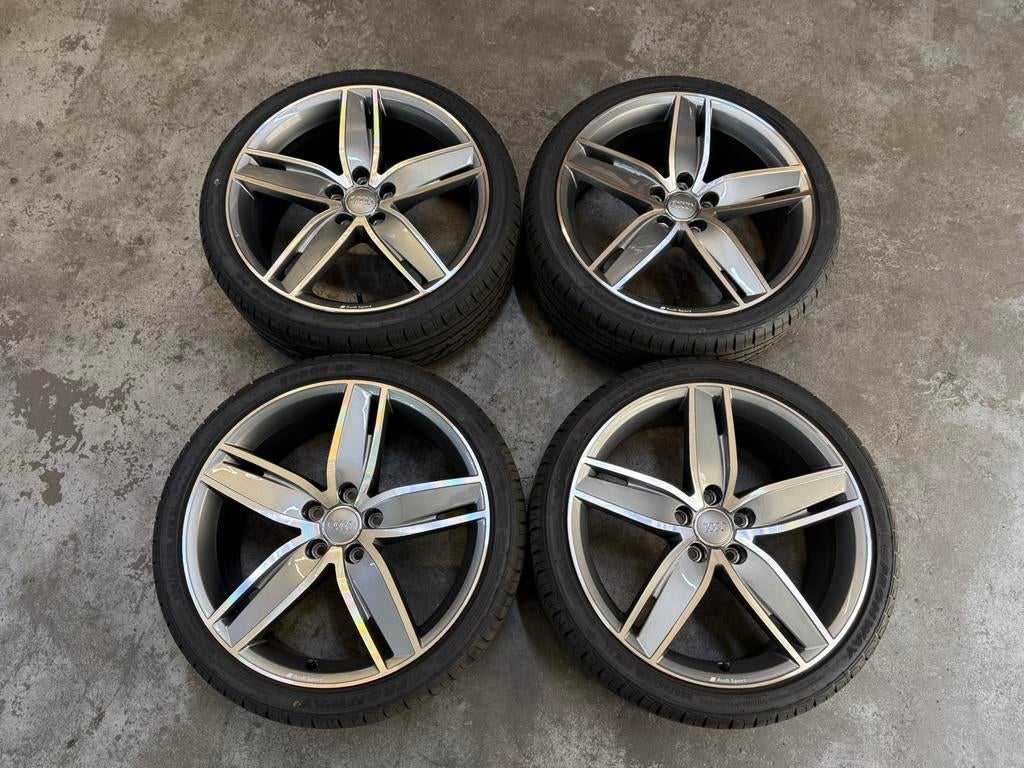 ✅ 19 Inch 5x112 Audi Sport RS S3 A3 A4 A6 S4 Vw Velgen, Auto-onderdelen, Banden en Velgen, 19 inch, Gebruikt, Banden en Velgen