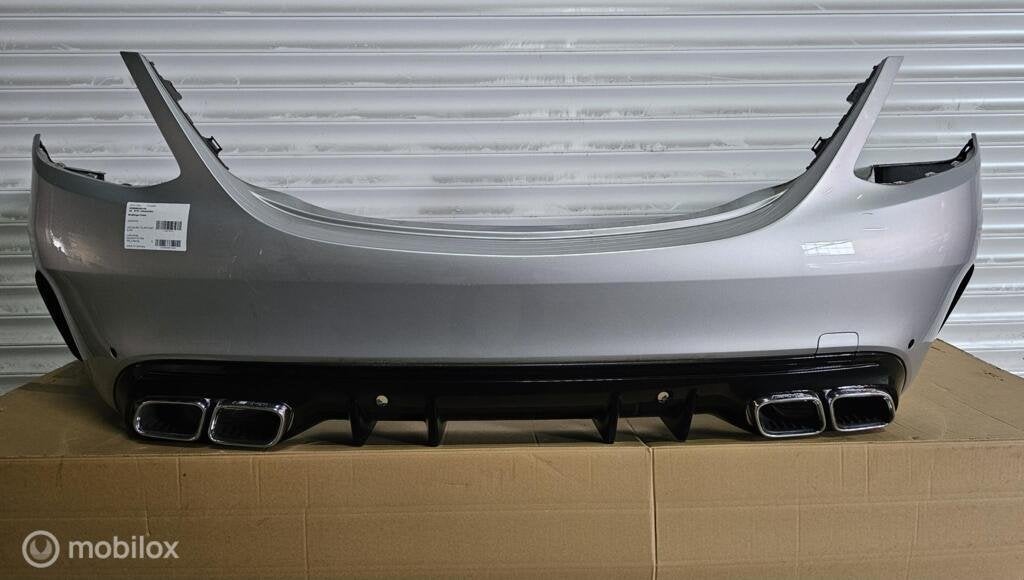 Mercedes C klasse amg achterbumper FACELIFT W205 A2058853304, Gebruikt, Ophalen of Verzenden