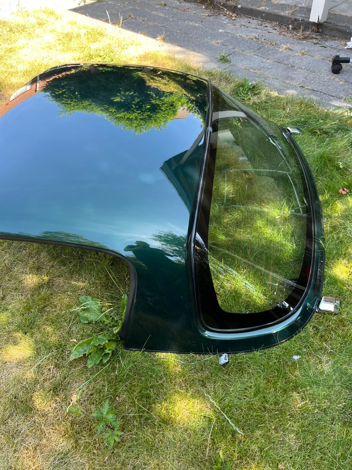 Hardtop voor cabriolet - Groen met lichte kras, Auto-onderdelen, Ophalen, Gebruikt, Voor, Mazda