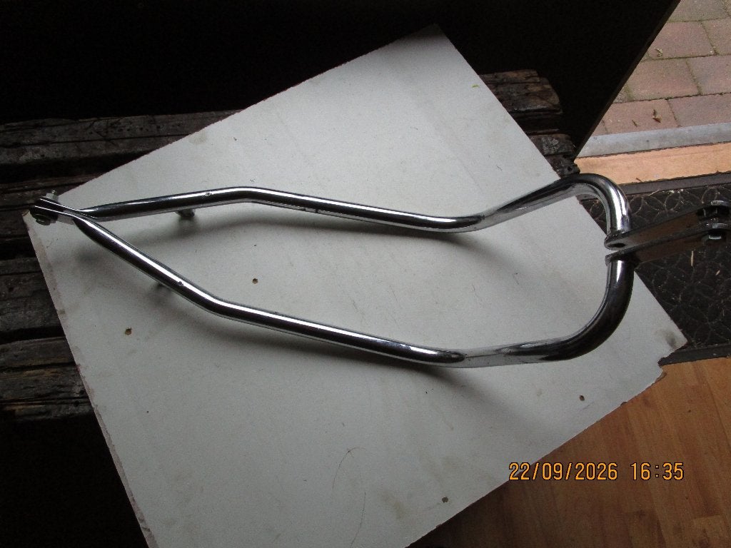 Te koop zundapp 517 frame beugels voor u slot chroom, Fietsen en Brommers, Ophalen of Verzenden, Gebruikt, Frame