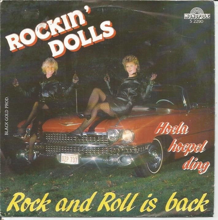 Rockin' Dolls – Rock And Roll Is Back (Belgium 1985), Gebruikt, Fotohoes, 7 inch, Ophalen of Verzenden