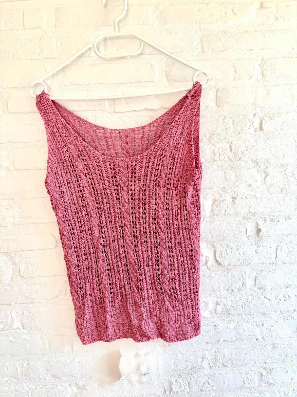 Nieuw gehaakte top, Nieuw, Ophalen of Verzenden, Roze, Maat 36 (S)