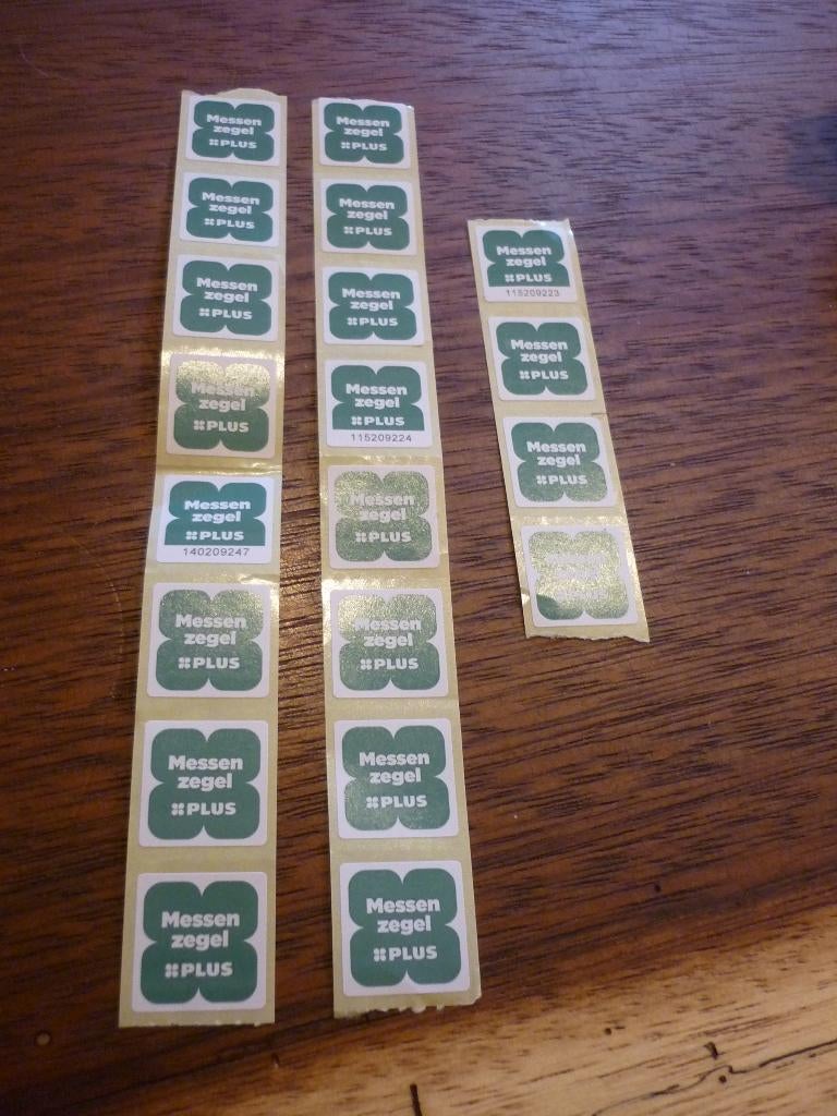 2 volle spaarkaarten Plus messen zegels, zegel, 20 zegels, Plus, Ophalen of Verzenden