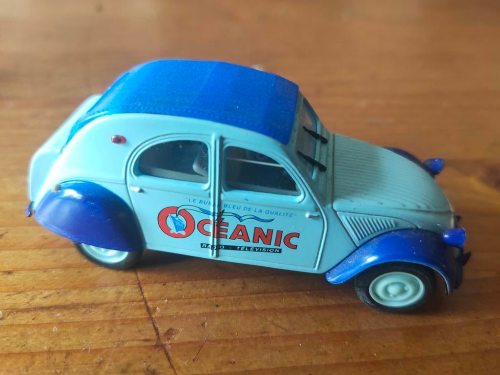 Citroën 2CV AZ 1:43 Norev nr19, Ophalen of Verzenden, Gebruikt, Auto, Norev