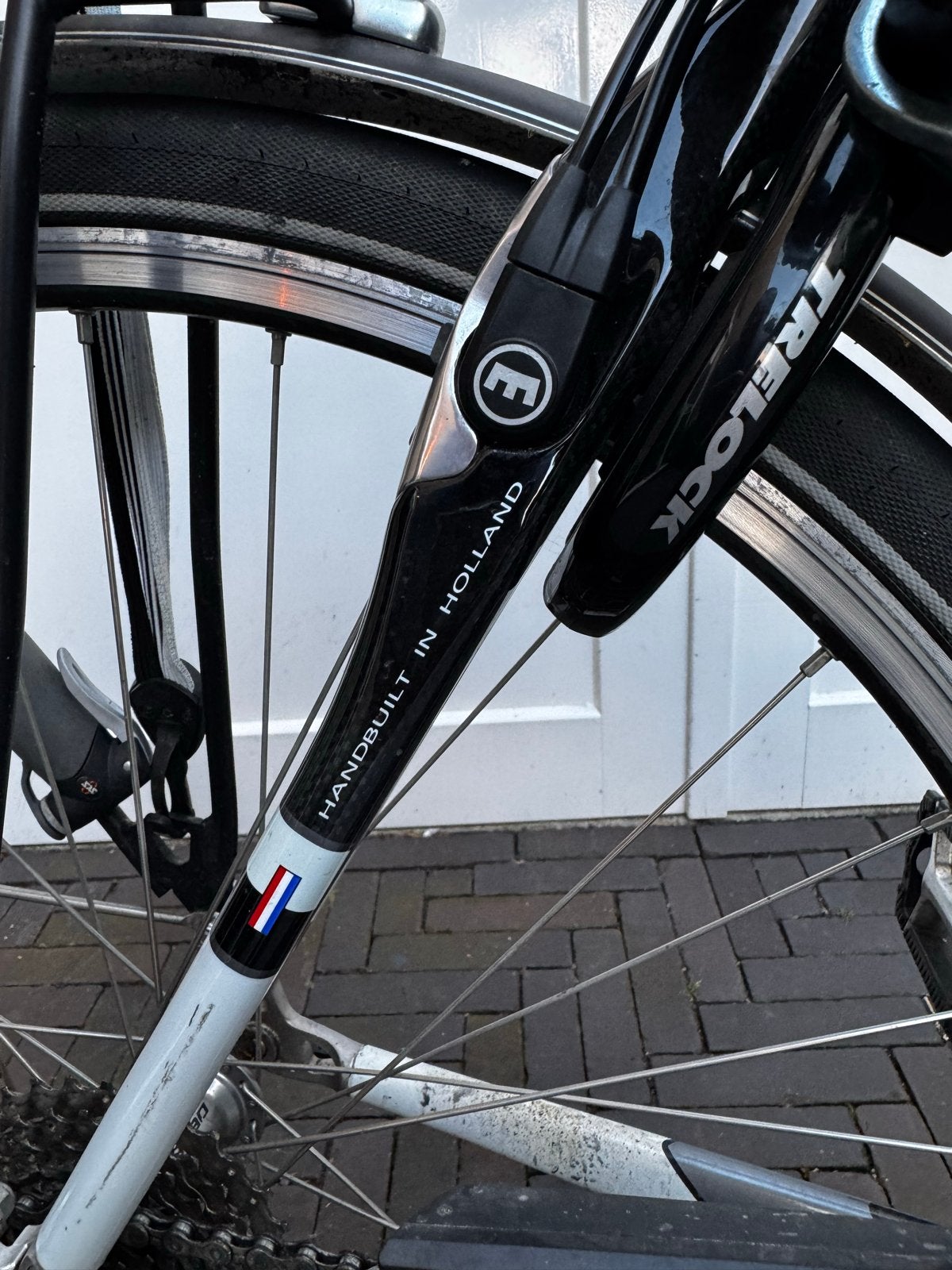 Gazelle Ultimate S2 Carbon Herenfiets - Handgebouwd, Ophalen, Gebruikt, Velgrem, Versnellingen