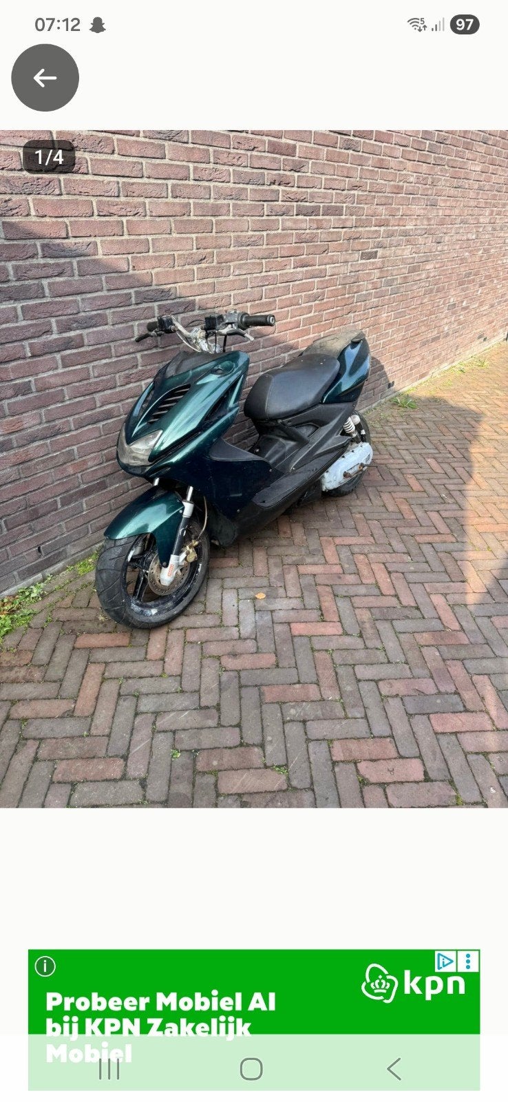 Gezocht yamaha aerox of peugeot speedfight 2 opknapper, Fietsen en Brommers, Ophalen, Tweetakt, Gebruikt, Aerox