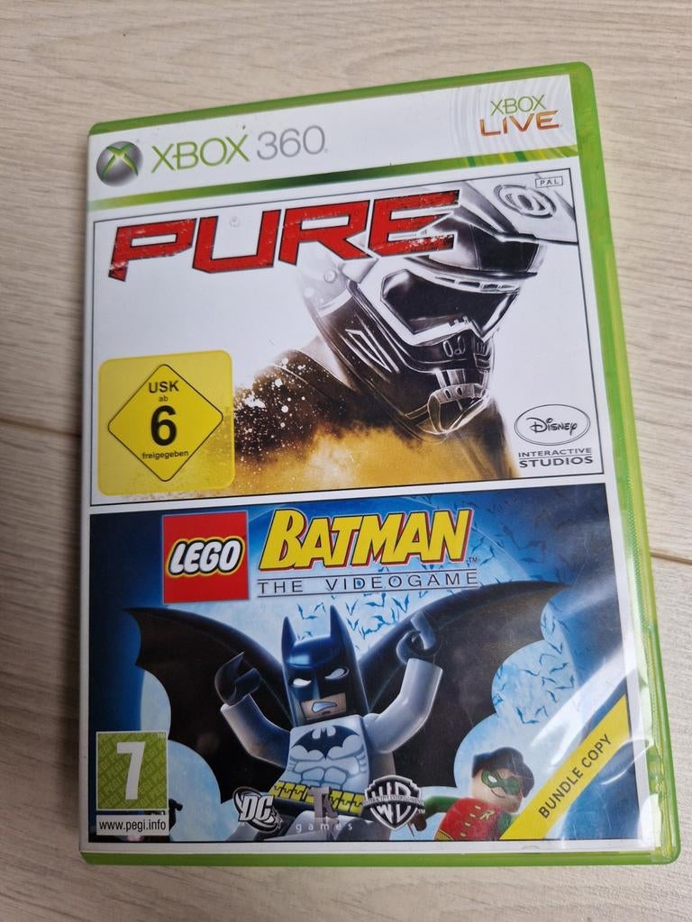 lego batman 1 the video game pure xbox 360 spel videogame, Avontuur en Actie, 1 speler, Ophalen of Verzenden, Zo goed als nieuw