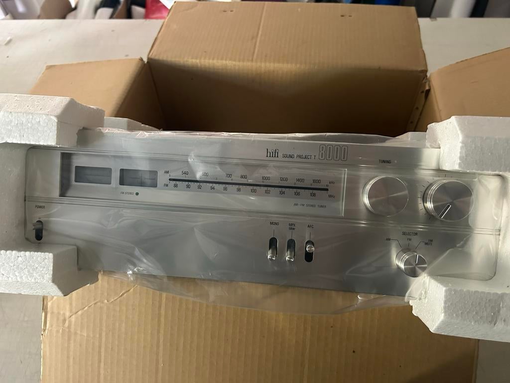 Erres AM/FM Stereo Tuner SX6674/14 - Nieuw in doos, Audio, Tv en Foto, Ophalen of Verzenden, Nieuw, Analoog