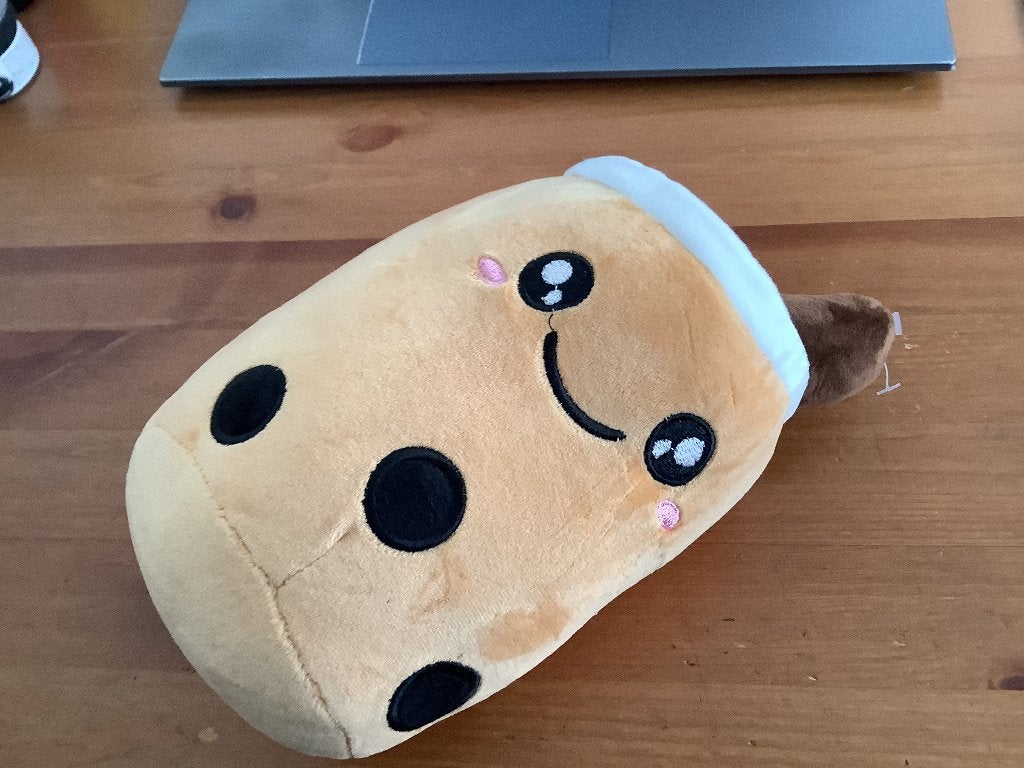 Boba tea knuffel, Ophalen of Verzenden, Zo goed als nieuw, Overige typen