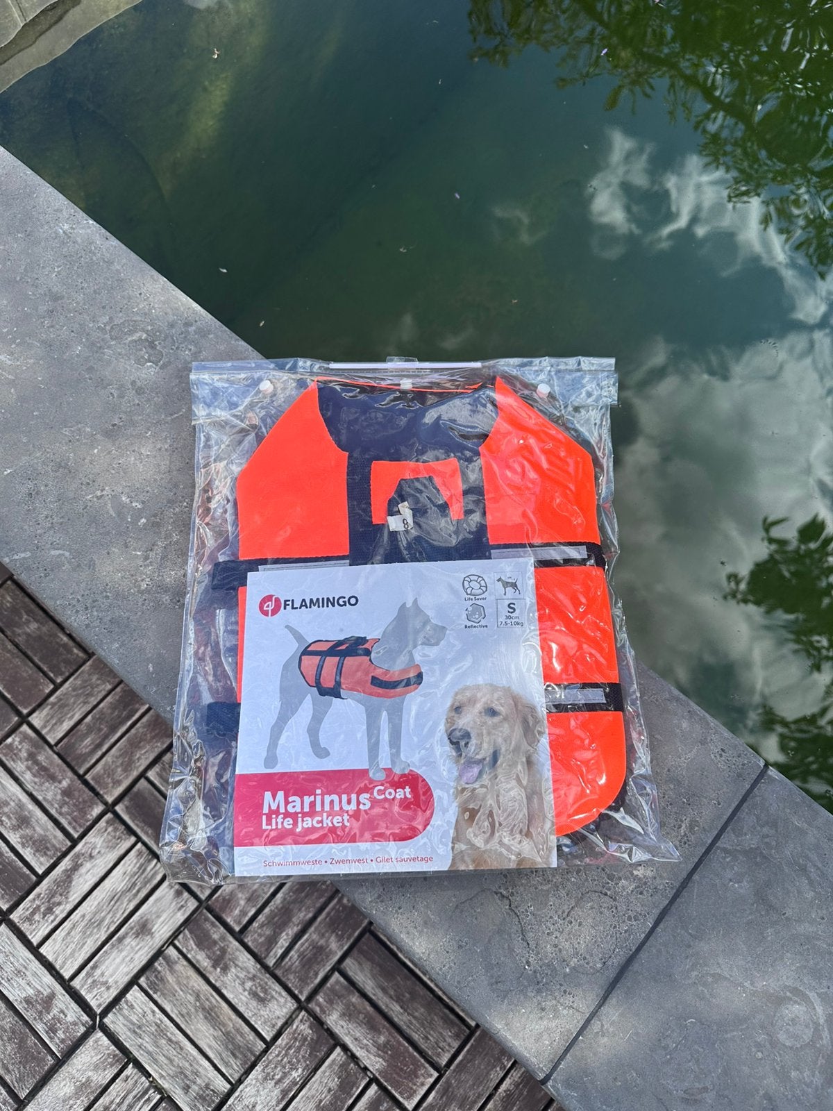 Zwemvest hond, Dieren en Toebehoren, Honden-accessoires, Ophalen, Zo goed als nieuw, Overige typen