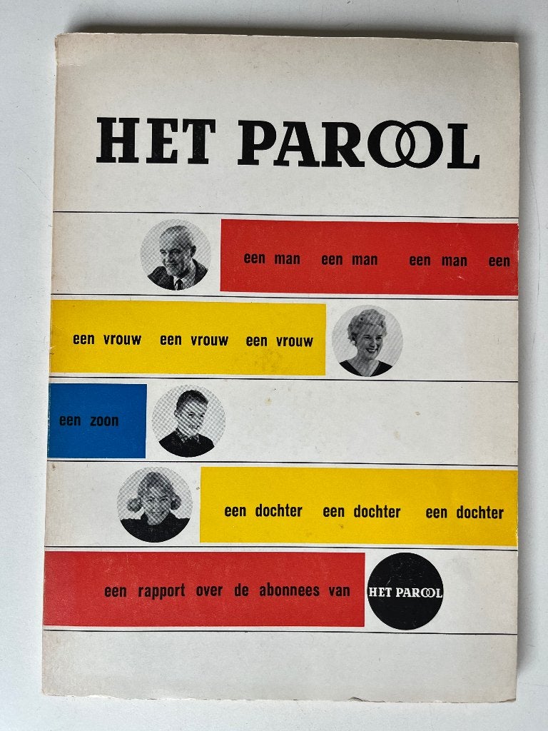 Het Parool - Een rapport over de abonnees - fifties design, Onbekend, Ophalen of Verzenden, Zo goed als nieuw, Overige onderwerpen