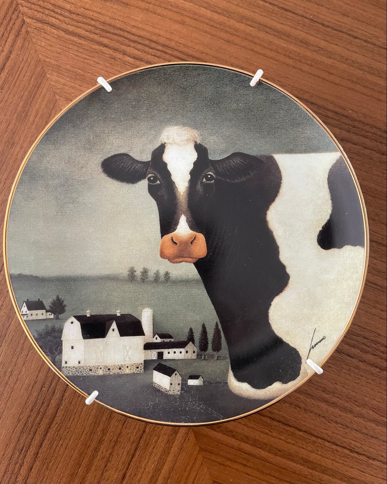 Franklin Mint "Cow Country" verzamelbord Lowell Herrero, Ophalen