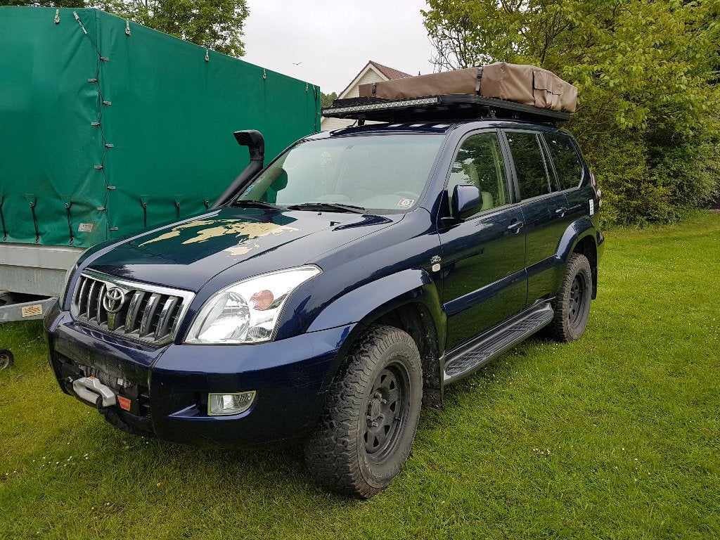 Toyota Landcruiser 3.0 D4D 5DR 2005 (120SERIES/PRADO–KDJ120), Auto's, Beige, 4 cilinders, 241 €/maand, 2800 kg