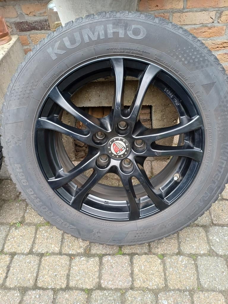 4 Winterbanden met lichtmetalen velgen voor Hyundai Kona, Ophalen