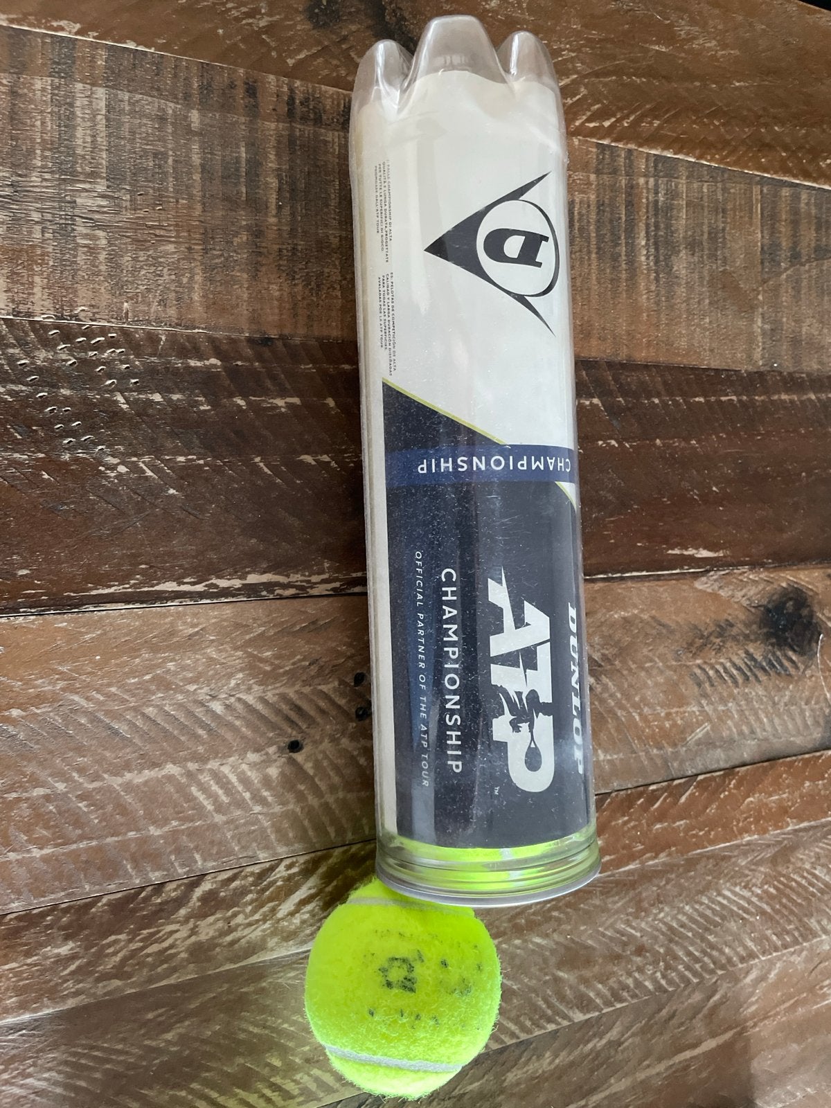 Dunlop ATP Championship Tennisballen - Zo goed als nieuw, Ophalen, Gebruikt, Ballen, L00