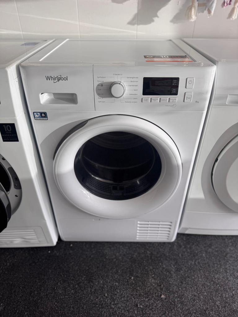 WHIRLPOOL WARMTEPOMPDROGER  8 KG met 1 jaar garantie
