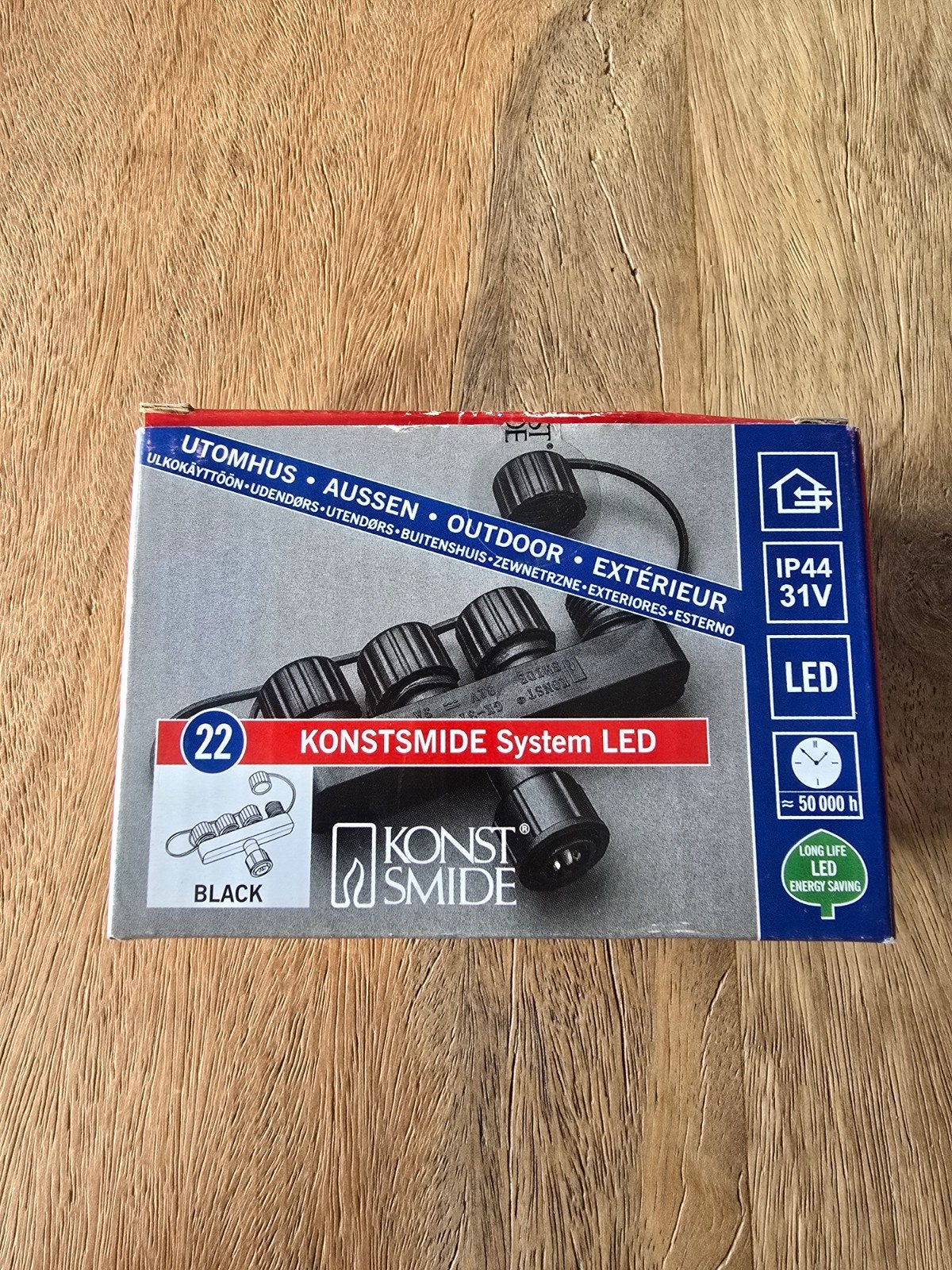 Konstsmide System LED verdeler voor buitenverlichting, Tuin en Terras, Kunststof, Minder dan 50 watt, Overige typen, Nieuw