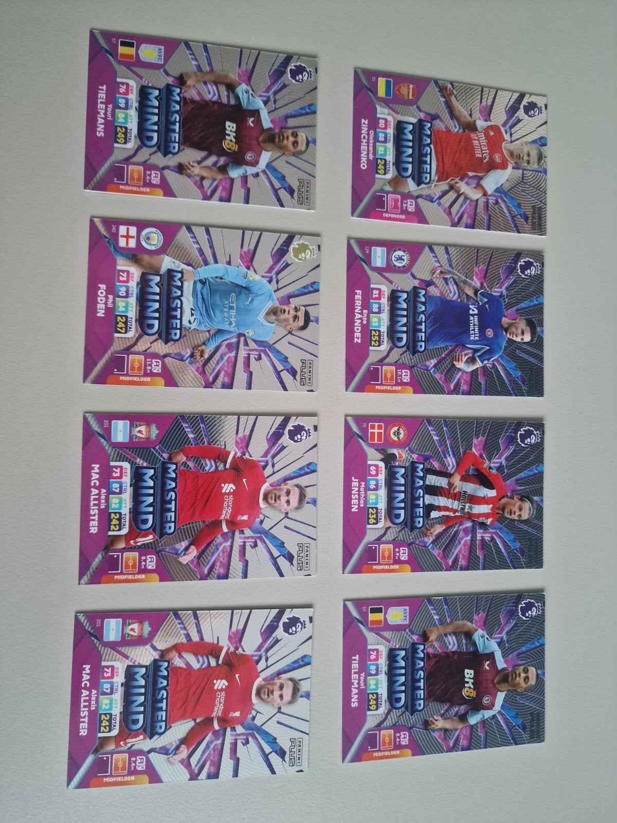 Panini Adrenalyn XL Premier League Master Mind kaarten, Ophalen, Zo goed als nieuw, Buitenlandse clubs, Spelerskaart