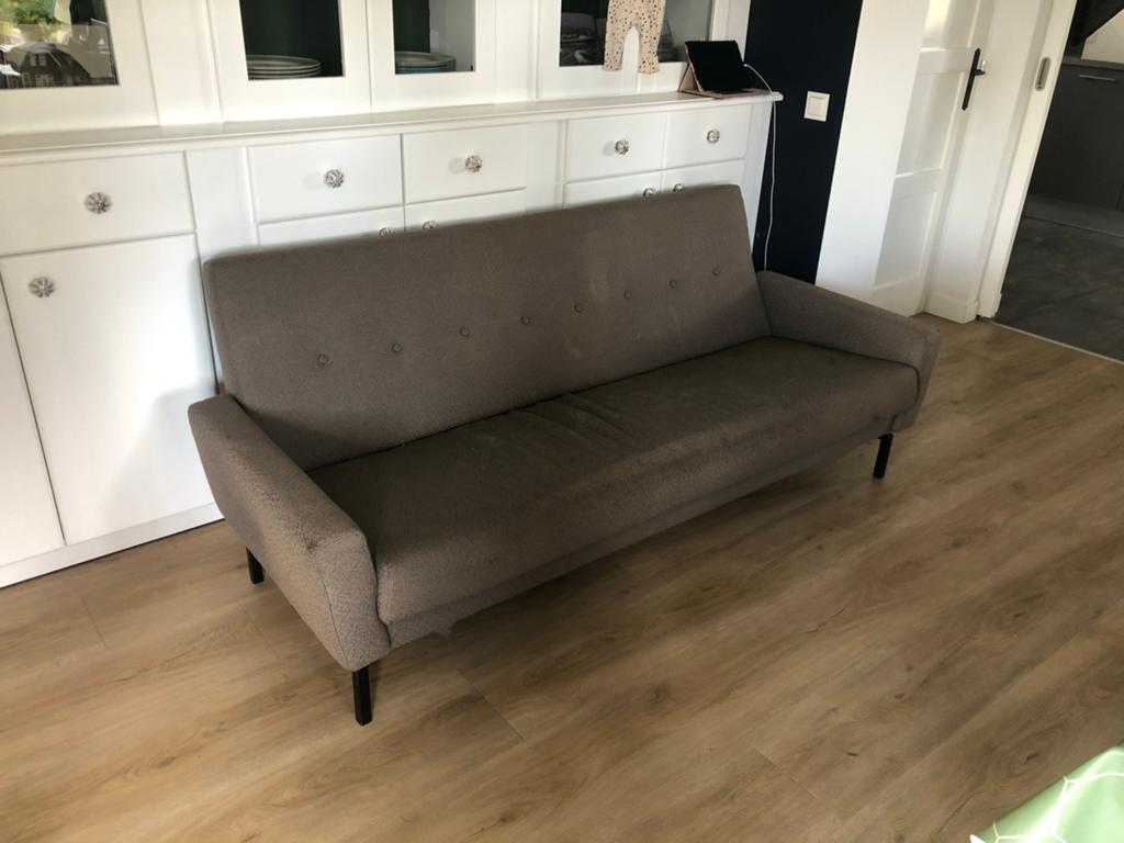 “Gelderland design” bank - opnieuw te stofferen, Ophalen, Gebruikt, Modern en strak, Minder dan 75 cm